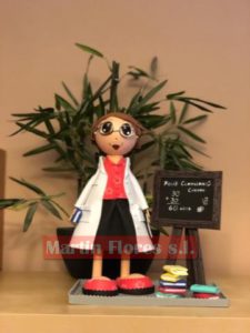 Muñeco fofucha profesor o profesora
