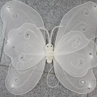alas mariposa blanca