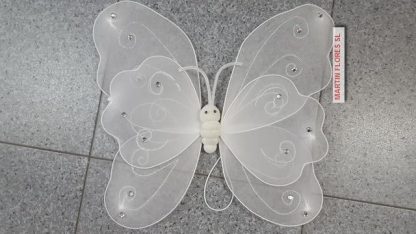 alas mariposa blanca