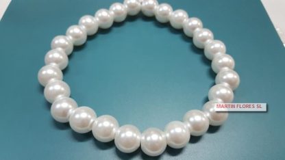 Collar gargantilla perlas gordas