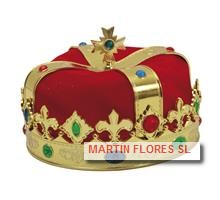 Corona rey lujo roja