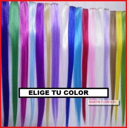 Extensión de pelo de colores