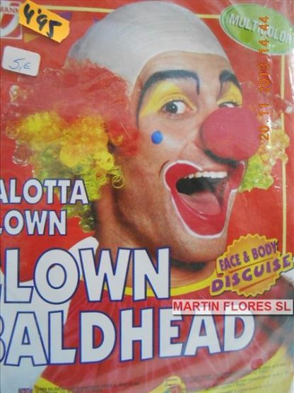 Peluca payaso adulto