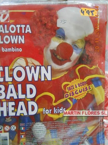 Peluca niño payaso