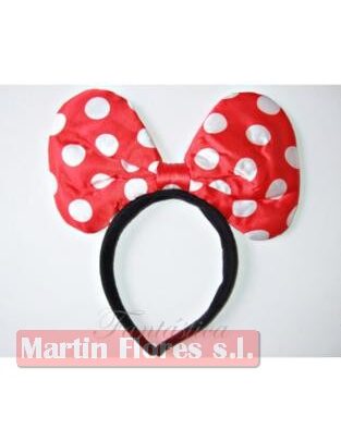 Diadema minnie moño Gigante Rojo