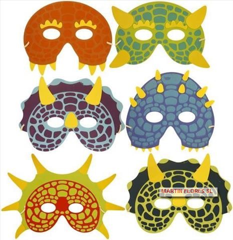 Caretas dinosaurios Disfraces niños baratos sevilla Caretas dinosaurios Disfraces niños baratos sevilla