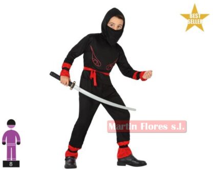 Disfraz ninja negro AT