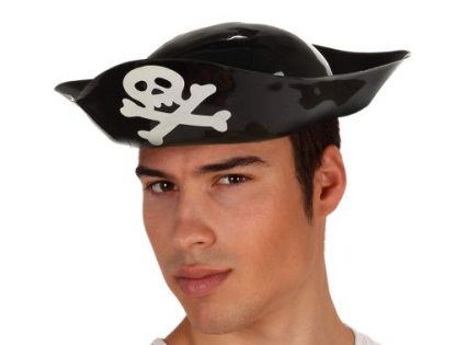 Gorro pirata plástico bebé