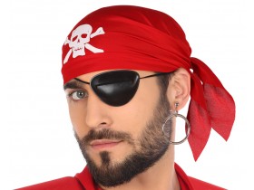 Set pirata rojo 3piezas