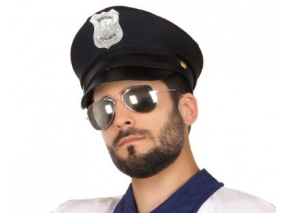 Gorra policia azul marino - Imagen 2