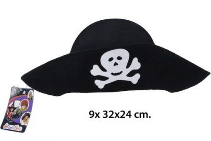 Gorro pirata negro