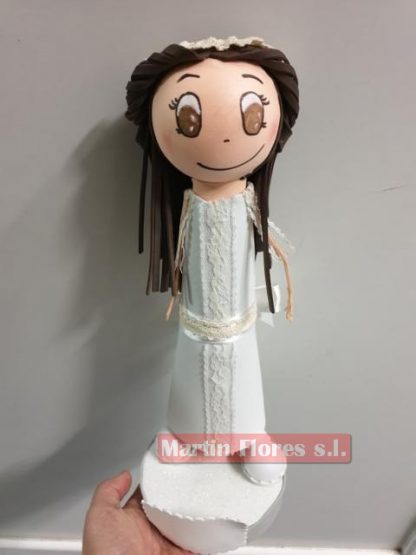 Muñeca fofucha comunión niña - Imagen 7