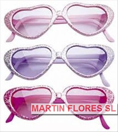 Gafas corazones infantiles
