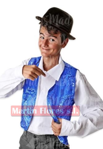 Chaleco lentejuelas infantil colores