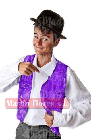 Chaleco lentejuelas infantil colores - Imagen 8