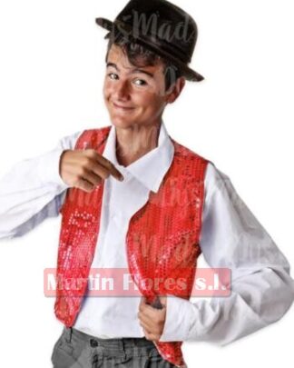 Chaleco lentejuelas infantil colores