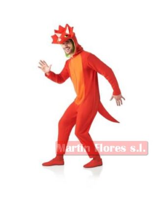 Disfraz dinosaurio Rojo