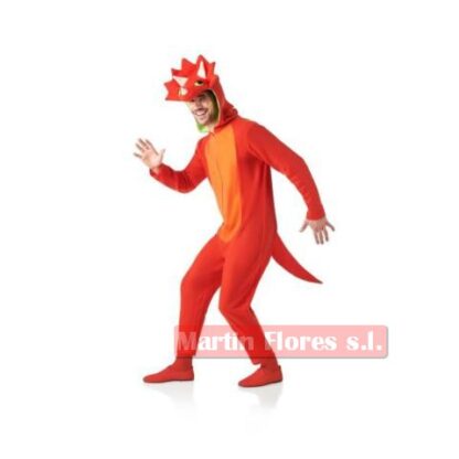 Disfraz dinosaurio Rojo