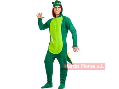 Disfraz dinosaurio Verde