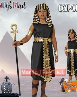 Disfraz egipcio negro niño Dys