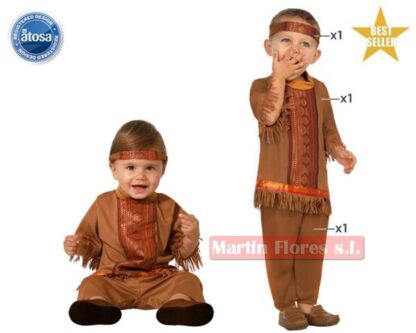 Disfraz bebé indio AT
