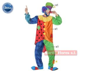 Disfraz payaso colorinchi