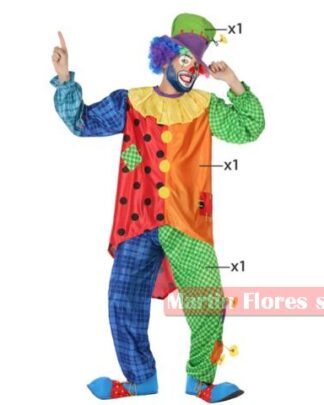 Disfraz payaso colorinchi