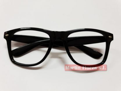 Gafa pasta negra "nerd" - Imagen 3