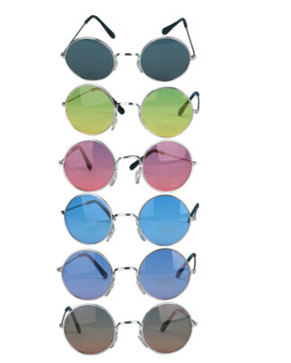 Gafas hippie redondas o Elton jhons