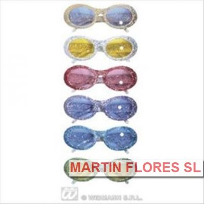 Gafas purpurina años 60