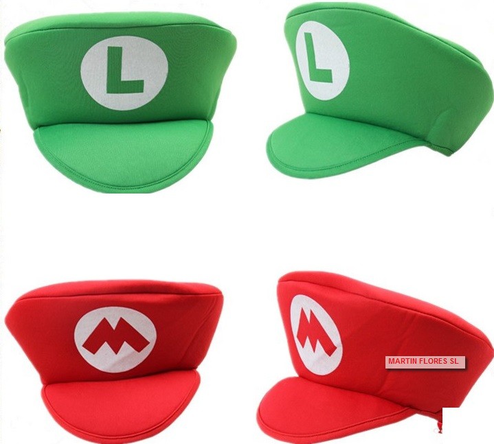 Gorra video juego Mario Bros y luigi para carnaval en #sevilla