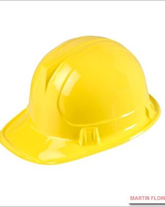 Casco obra amarillo pvc