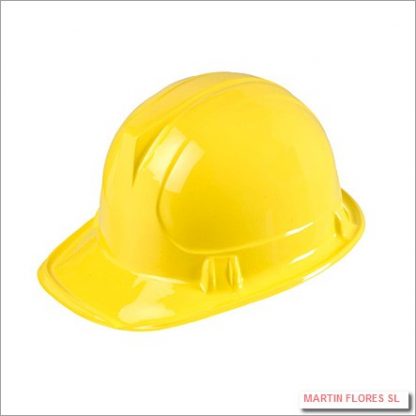 Casco obra amarillo pvc