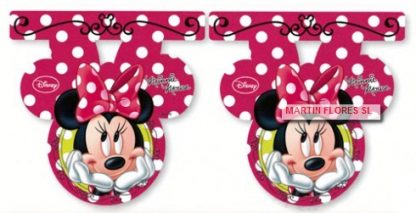Banderin Minnie roja