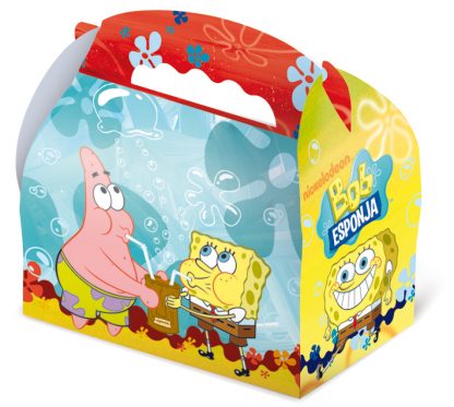 Caja carton Bob esponja