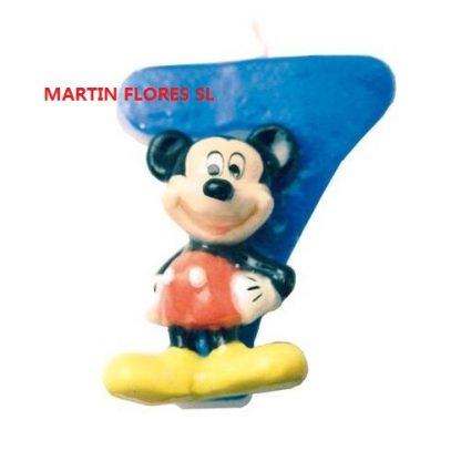 Vela Mickey 7 años