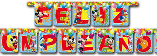 Guirnalda Feliz cumple Mickey