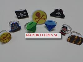Anillos piratas 6u