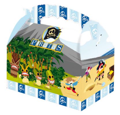 Caja carton Piratas