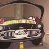 Photocall marco coche boda - Imagen 2