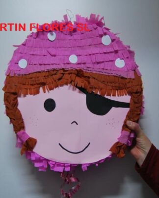 Piñata 3d Pirata niña