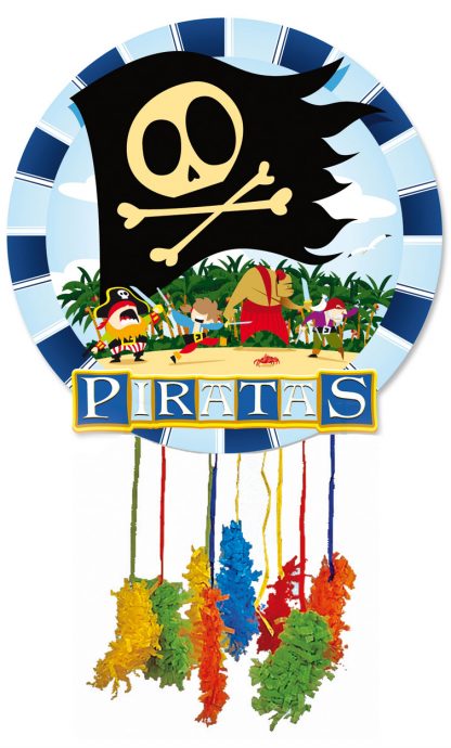 Piñata Piratas mediana