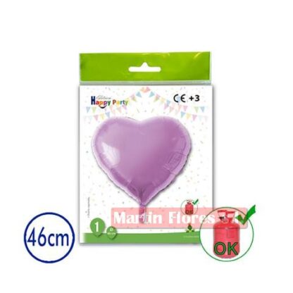 Globo foil Corazón lila