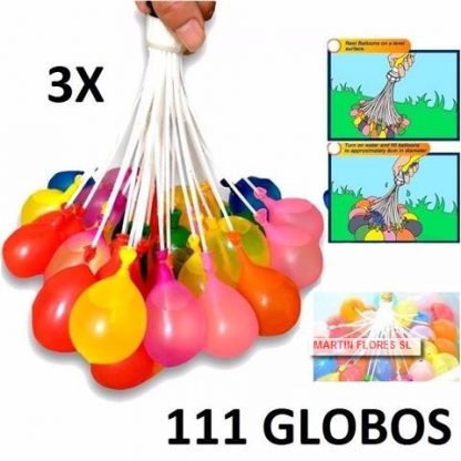 Globo agua, con varilla autollenable