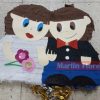 Piñata novios Boda 3d artesanal - Imagen 3