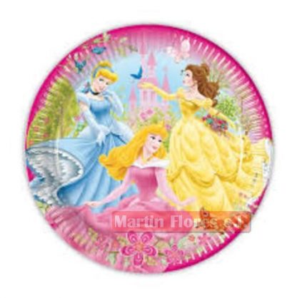 Platos princesas disney Rosa
