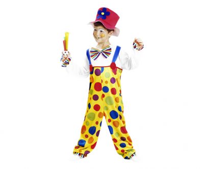 Payaso amarillo lunares