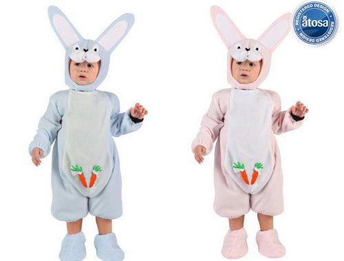 medianoche perderse Lada Disfraz conejo zanahoria bebé en Sevilla para fiesta de guardería