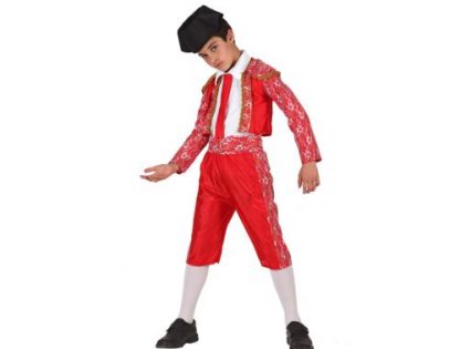 Disfraz torero rojo infantil