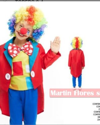 Disfraz payaso chaqueta